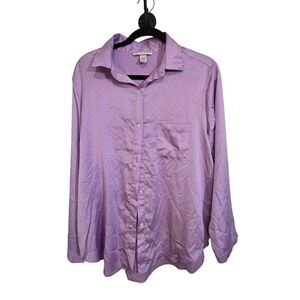 Victoria Secret  Purple Satin Pj Set